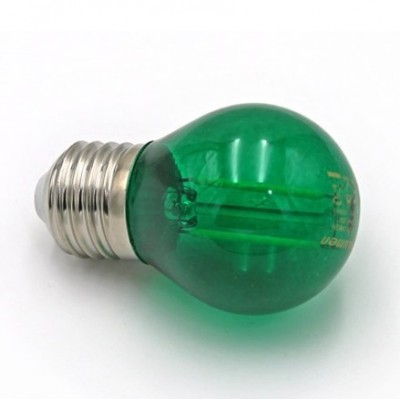 Λάμπα LED 2W E27 230V Πράσινη 13-27125